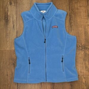 Vineyard Vines Sky Blue Women's Fleece Vest